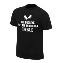 Футболка братьев Дадли, футболка The Dudley Boyz, "The Dudleyz Put me Through a Table"
